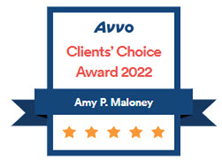 Avvo Clients' Choice Award 2022 | Amy P. Maloney